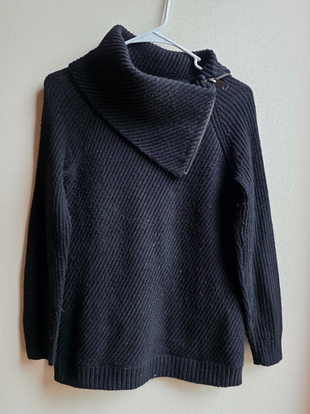 Talbots Black Cowl Neck Sweater Size Petite XS